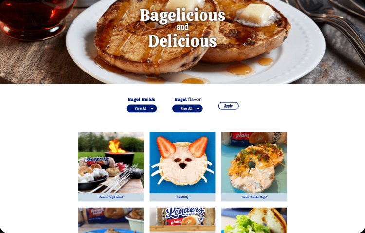 Grupo Bimbo website detail screen